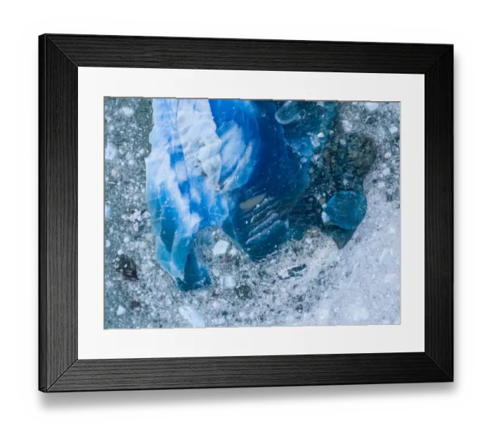 Framed Print : USA, Alaska, Aerial view of shattered icebergs floating near calving face of LeConte Framed Print : USA, Alaska, Aerial view of shattered icebergs floating near calving face of LeConte