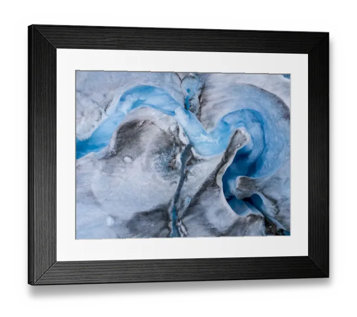 Framed Print : USA, Alaska, Tracy Arm-Fords Terror Wilderness, Overhead aerial view of meltwater stream Framed Print : USA, Alaska, Tracy Arm-Fords Terror Wilderness, Overhead aerial view of meltwater stream