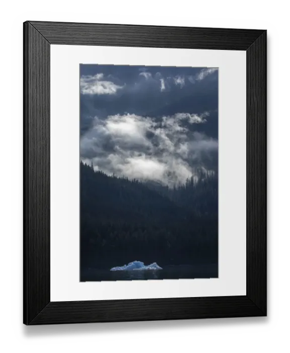 Framed Print : USA, Alaska, Tracy Arm-Fords Terror Wilderness, Morning sun lights clearing mist above Framed Print : USA, Alaska, Tracy Arm-Fords Terror Wilderness, Morning sun lights clearing mist above