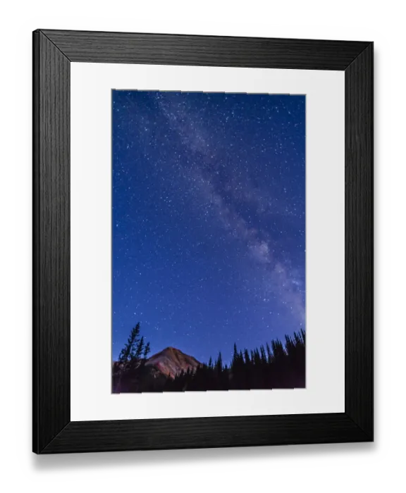 Framed Print : USA, Colorado, San Juan Mountains. Milky Way and Red Mountain Peak Framed Print : USA, Colorado, San Juan Mountains. Milky Way and Red Mountain Peak