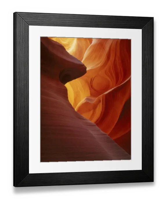 Framed Print : Antelope Canyon is a slot canyon near page, in northern Arizona Framed Print : Antelope Canyon is a slot canyon near page, in northern Arizona
