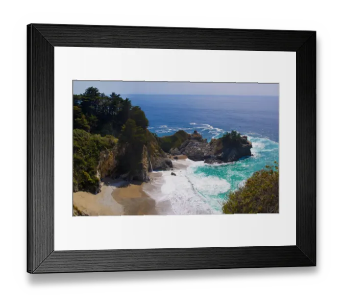 Framed Print : McWay Falls, Julia Pfeiffer Burns State Park, Big Sur, California, USA Framed Print : McWay Falls, Julia Pfeiffer Burns State Park, Big Sur, California, USA