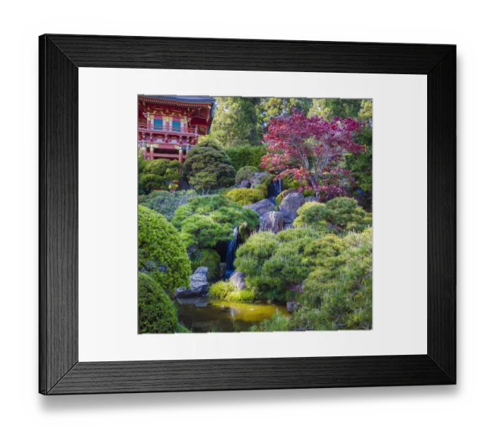 Framed Print : Pagoda, Japanese Tea Garden, Golden Gate Park, San Francisco, California, USA Framed Print : Pagoda, Japanese Tea Garden, Golden Gate Park, San Francisco, California, USA