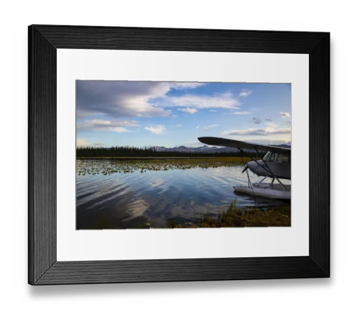 Framed Print : USA, Alaska. Floatplane Framed Print : USA, Alaska. Floatplane