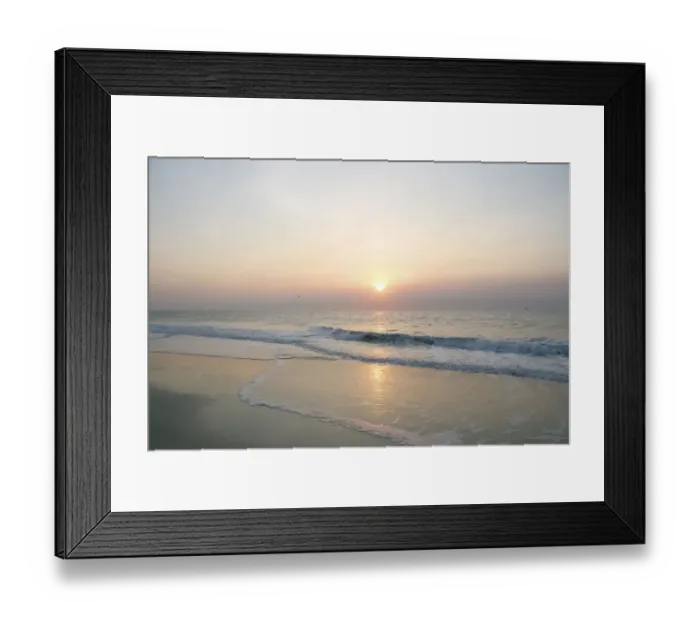 Framed Print : Sunrise on Atlantic Beach Framed Print : Sunrise on Atlantic Beach