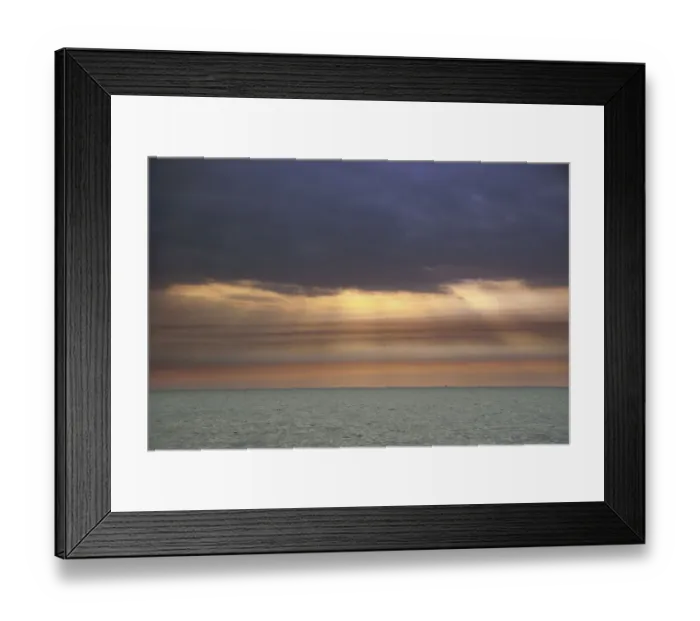 Framed Print : Sunrise on Tybee Island Beach, Georgia, USA