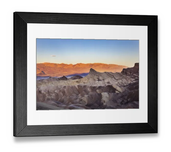 Framed Print : Zabriskie Point in Death Valley National Park, California