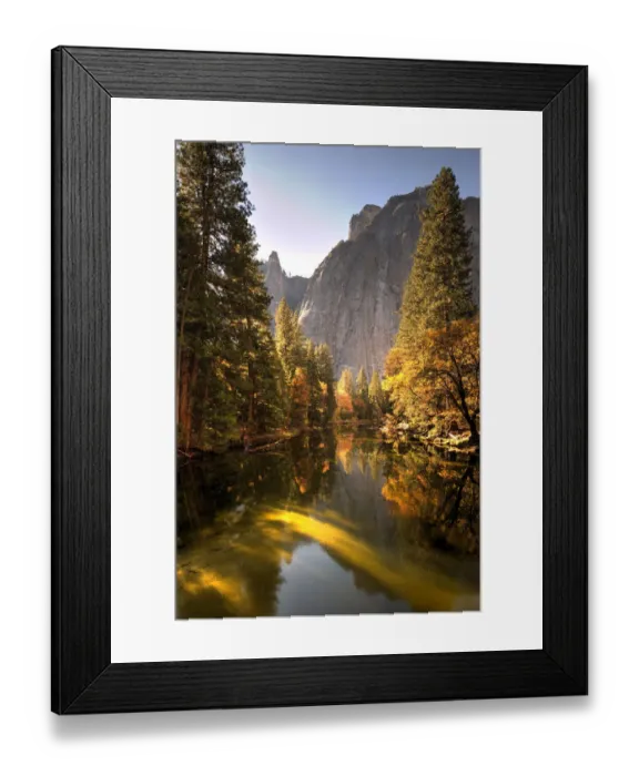 Framed Print : Merced River flows through Californias Yosemite National Park Framed Print : Merced River flows through Californias Yosemite National Park
