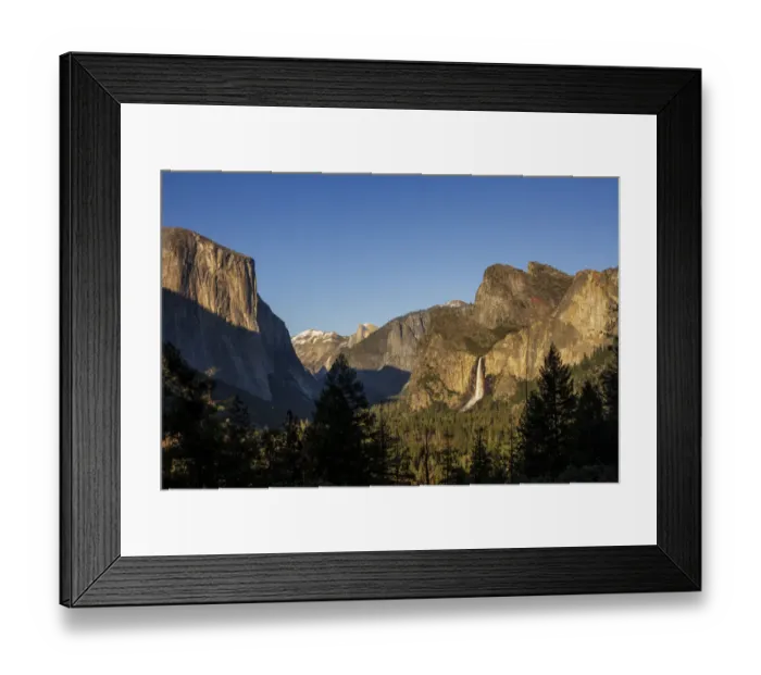 Framed Print : Tunnel View. Yosemite, Unesco World Heritage Site, California