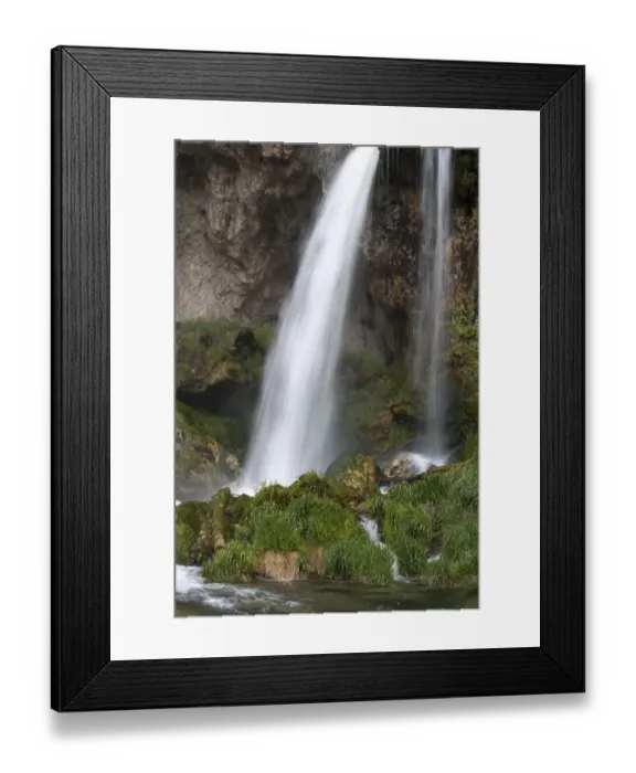 Framed Print : USA, Colorado. Rifle Falls, Rifle Falls State Park
