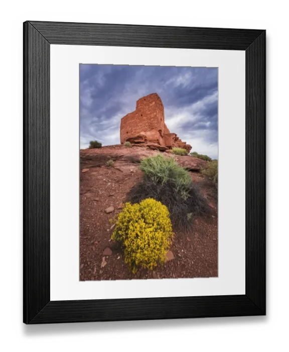 Framed Print : Evening light on Wukoki Ruin, Wupatki National Monument, Arizona Framed Print : Evening light on Wukoki Ruin, Wupatki National Monument, Arizona
