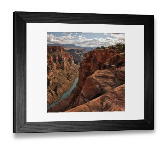 Framed Print : Colorado River meanders through the chasm it carved, at Toroweap, grand canyon, Arizona