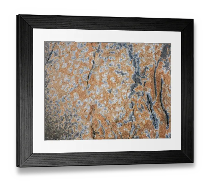 Framed Print : USA, Maine. Patterns on rock on the beach near Thunder Hole in Acadia National Park Framed Print : USA, Maine. Patterns on rock on the beach near Thunder Hole in Acadia National Park