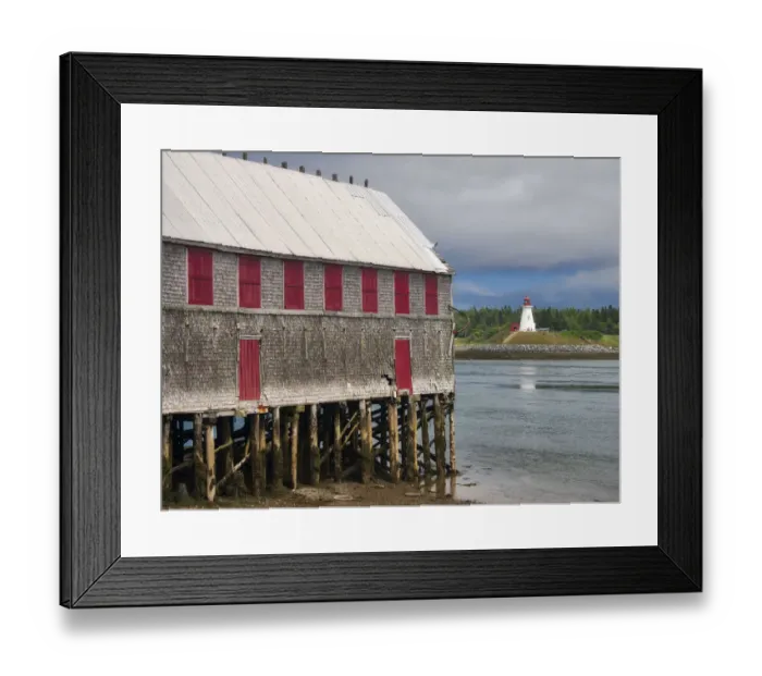 Framed Print : USA, Maine, Lubec. Mulholland Point Lighthouse as seen from the town of Lubec, Maine Framed Print : USA, Maine, Lubec. Mulholland Point Lighthouse as seen from the town of Lubec, Maine
