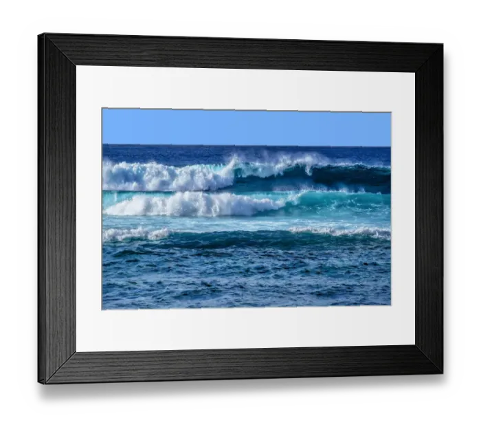 Framed Print : Maui Waves