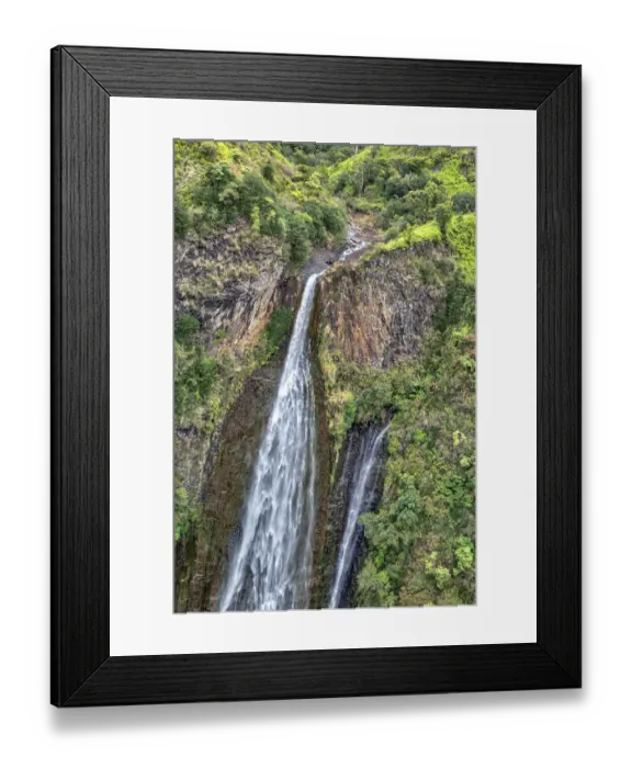 Framed Print : Jurassic Falls, Kauai, Hawaii, USA