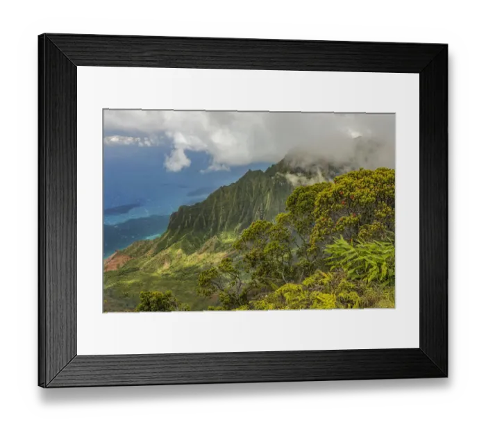 Framed Print : Napali coastline, Kauai, Hawaiian Islands Framed Print : Napali coastline, Kauai, Hawaiian Islands