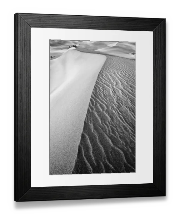 Framed Print : Dune Abstract, Death Valley Framed Print : Dune Abstract, Death Valley