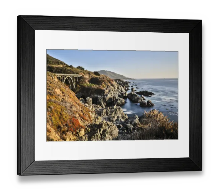 Framed Print : United States, California, Big Sur, Granite Canyon Bridge Framed Print : United States, California, Big Sur, Granite Canyon Bridge