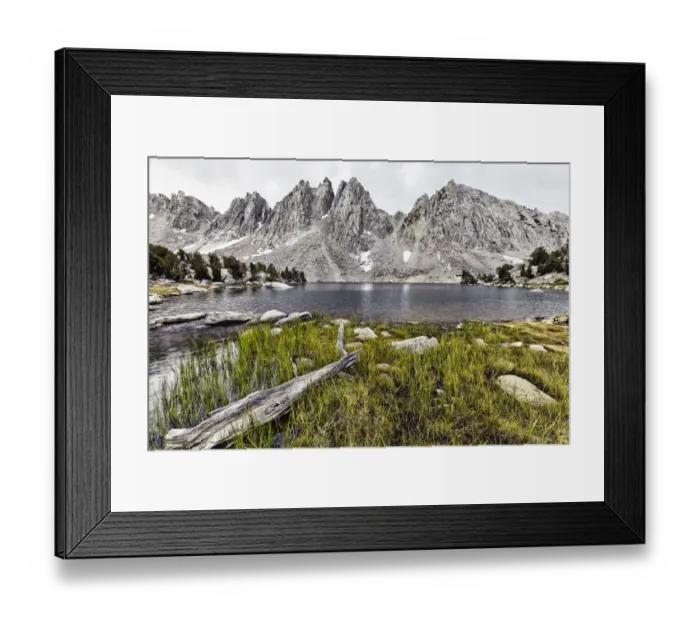 Framed Print : Kearsarge Lake, High Sierra Framed Print : Kearsarge Lake, High Sierra