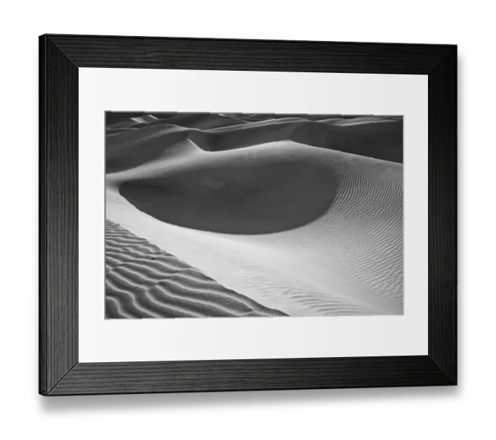 Framed Print : Dune Abstract, Death Valley Framed Print : Dune Abstract, Death Valley