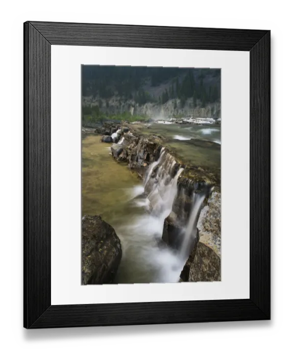 Framed Print : Kootenai Falls, Montana, a series of cascades on the Kootenai River Framed Print : Kootenai Falls, Montana, a series of cascades on the Kootenai River