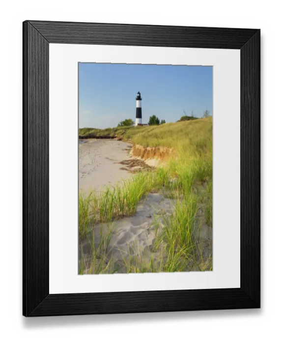 Framed Print : Big Sable Point Lighthouse on the eastern shore of Lake, Michigan Framed Print : Big Sable Point Lighthouse on the eastern shore of Lake, Michigan