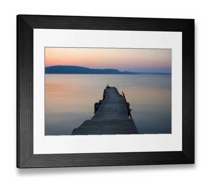 Framed Print : Munising Bay Sunset, Michigan, USA