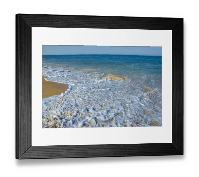 Framed Print : Florida, Surf on Beach Framed Print : Florida, Surf on Beach