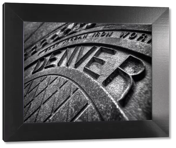 Denver, Colorado manhole cover