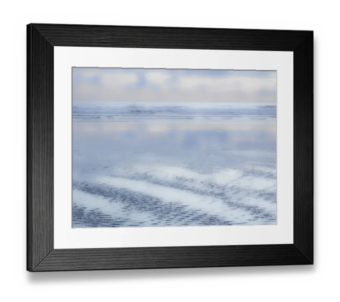 Framed Print : USA, Oregon, Cannon Beach and a dreamy view of the beach at low tide Framed Print : USA, Oregon, Cannon Beach and a dreamy view of the beach at low tide