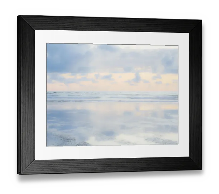 Framed Print : USA, Oregon, Cannon Beach and a dreamy view of the beach at low tide Framed Print : USA, Oregon, Cannon Beach and a dreamy view of the beach at low tide