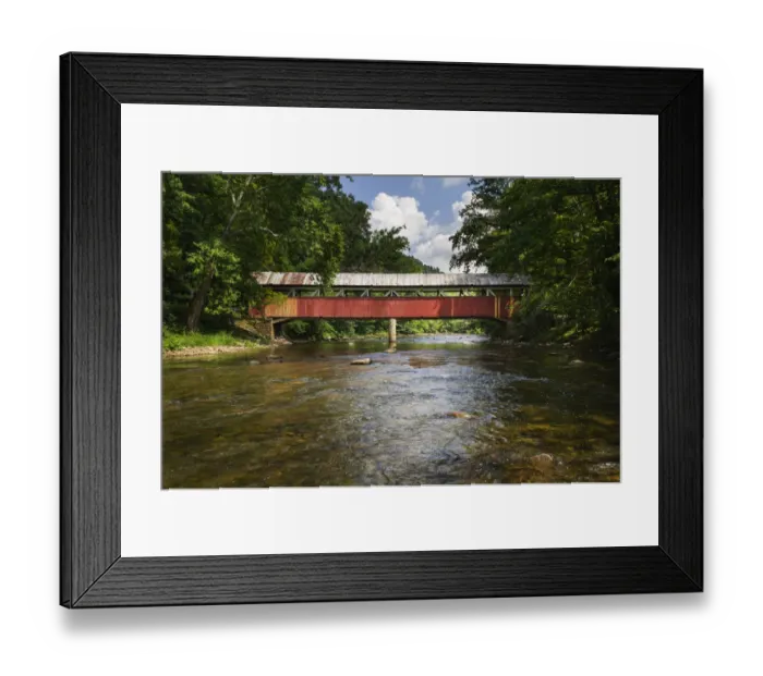 Framed Print : Lower Humbert Covered Bridge. Spanning Laurel Hill Creek. Laurel Highlands, Pennsylvania Framed Print : Lower Humbert Covered Bridge. Spanning Laurel Hill Creek. Laurel Highlands, Pennsylvania