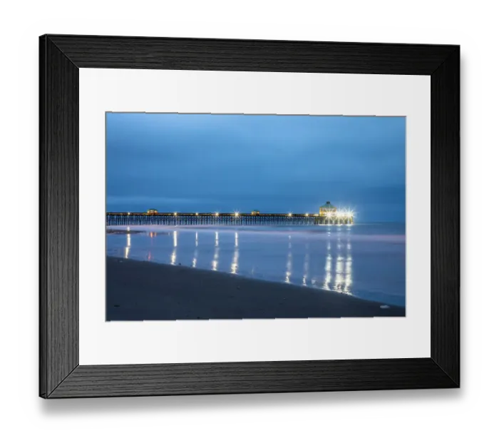 Framed Print : USA, South Carolina. Early cloudy morning at Folly Beach Framed Print : USA, South Carolina. Early cloudy morning at Folly Beach