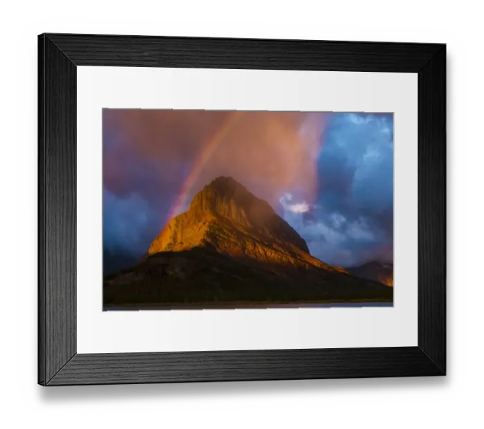 Framed Print : USA, Glacier National Park, Grinnell