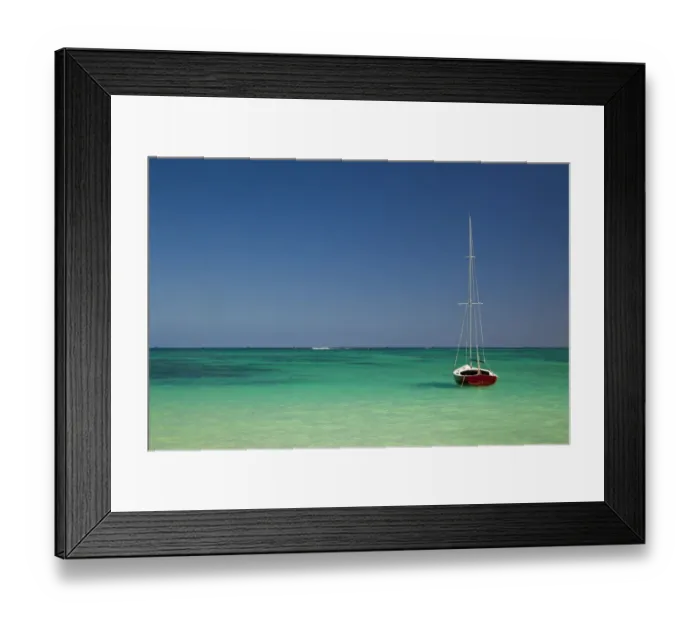 Framed Print : USA, Hawaii, Oahu, Lanikai Beach with tropical blue water and islands off shore Framed Print : USA, Hawaii, Oahu, Lanikai Beach with tropical blue water and islands off shore