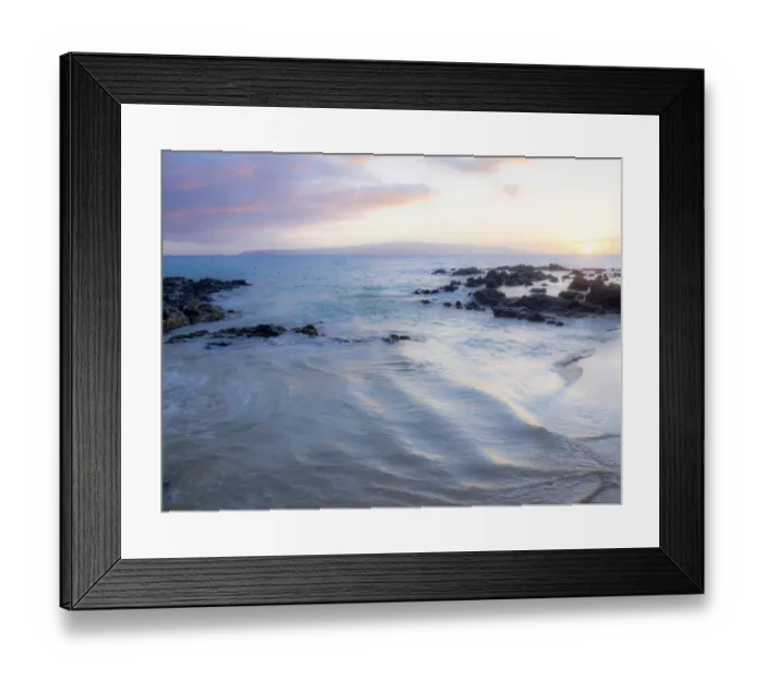 Framed Print : Hawaii, Maui, Makena and hidden beach at sunset Framed Print : Hawaii, Maui, Makena and hidden beach at sunset