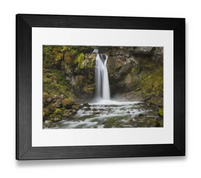 Framed Print : Lazy Bear Falls, Mount Baker-Snoqualmie National Forest, North Cascades, Washington State Framed Print : Lazy Bear Falls, Mount Baker-Snoqualmie National Forest, North Cascades, Washington State