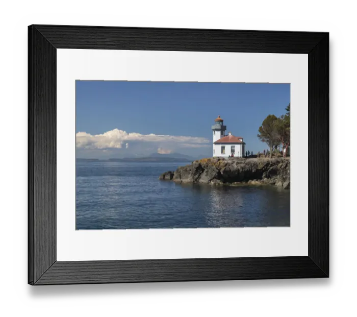 Framed Print : Lime Kiln Lighthouse, Lime Kiln Point State Park, San Juan Island, Washington State Framed Print : Lime Kiln Lighthouse, Lime Kiln Point State Park, San Juan Island, Washington State