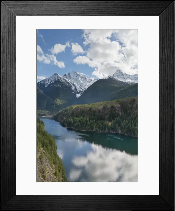 Framed Print : Colonial Peak, Pyramid Peak, and Diablo Lake, Ross Lake National Recreation Area Framed Print : Colonial Peak, Pyramid Peak, and Diablo Lake, Ross Lake National Recreation Area