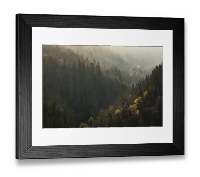 Framed Print : Spring sunset from Morton Overlook, Great Smoky Mountains National Park, Tennessee Framed Print : Spring sunset from Morton Overlook, Great Smoky Mountains National Park, Tennessee