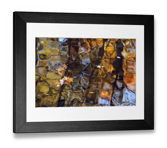 Framed Print : Reflections in Smoky Mountain Creek, Tennessee, USA Framed Print : Reflections in Smoky Mountain Creek, Tennessee, USA