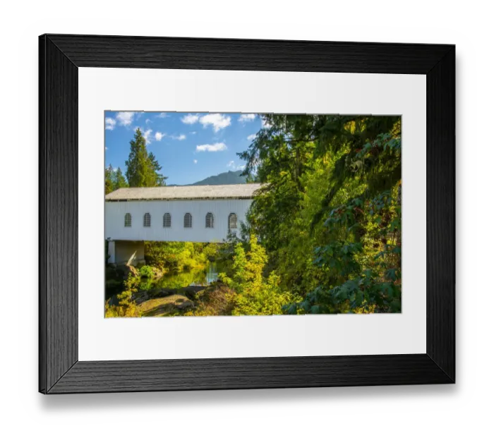 Framed Print : Dorena Bridge, Cottage Grove, Oregon, USA Framed Print : Dorena Bridge, Cottage Grove, Oregon, USA