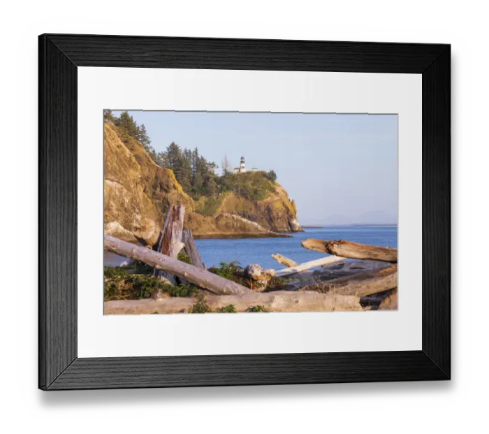 Framed Print : USA, Washington State, Ilwaco, Cape Disappointment State Park