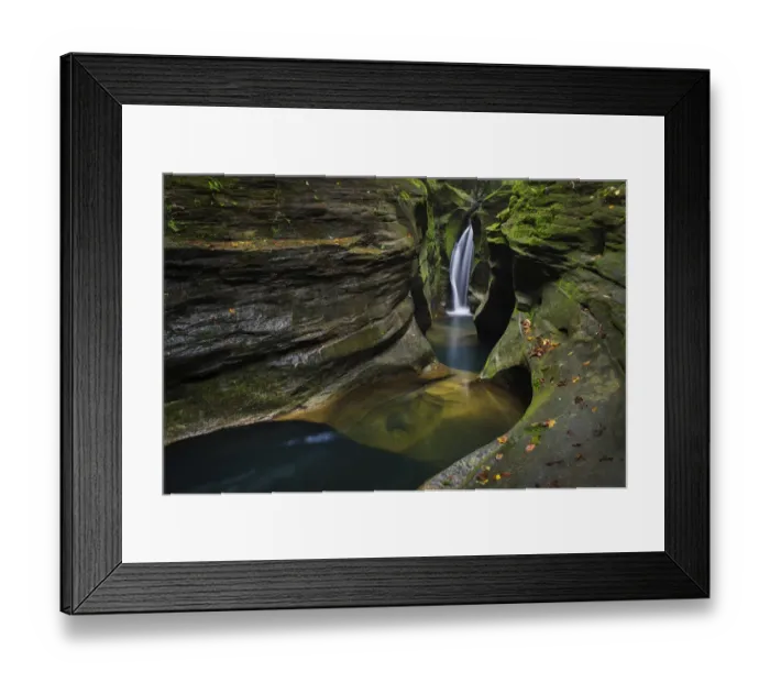 Framed Print : Robinson Falls, also known as Corkscrew Falls, carves through a small gorge of Black Hand Framed Print : Robinson Falls, also known as Corkscrew Falls, carves through a small gorge of Black Hand