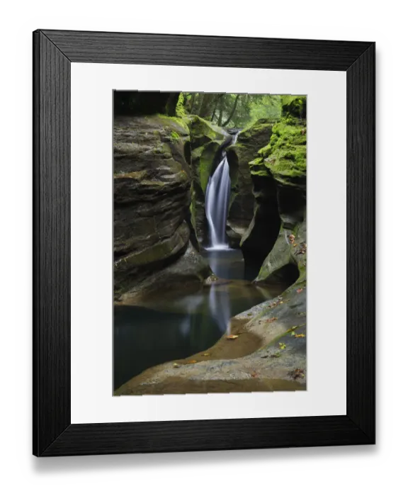 Framed Print : Robinson Falls, also known as Corkscrew Falls, carves through a small gorge of Black Hand Framed Print : Robinson Falls, also known as Corkscrew Falls, carves through a small gorge of Black Hand