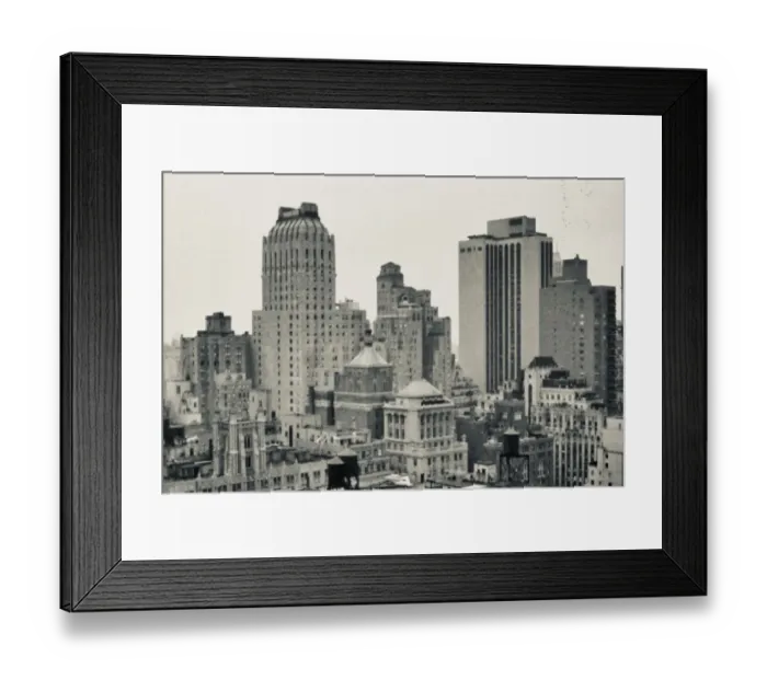 Framed Print : Usa, NY, New York, skyline