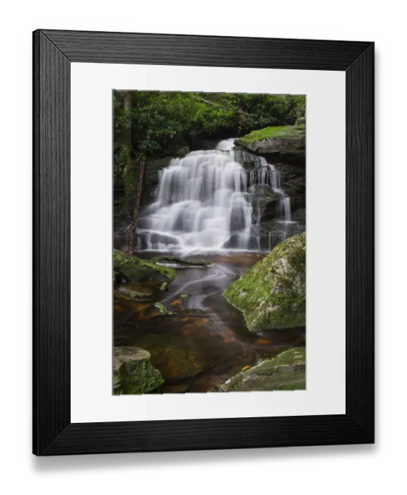 Framed Print : Second Ekalaka Falls, Blackwater Falls State Park, West Virginia