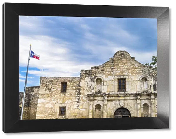 Alamo Mission, San Antonio, Texas. Site 1836 battle between Texas patriots