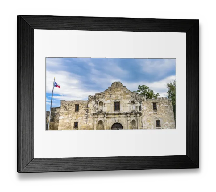 Framed Print : Alamo Mission, San Antonio, Texas. Site 1836 battle between Texas patriots Framed Print : Alamo Mission, San Antonio, Texas. Site 1836 battle between Texas patriots